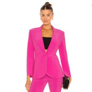 Norma Kamali Single Breasted Jacket Orchid Pink - Brand New - NWT